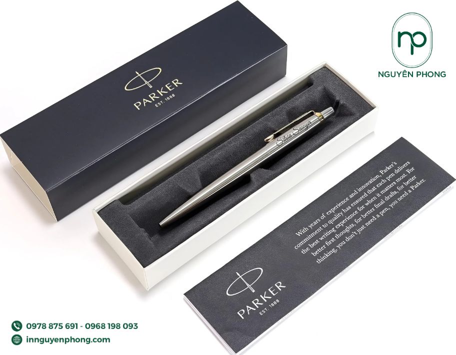 Mẫu hộp đựng bút cho cá nhân kèm thư giới thiệu